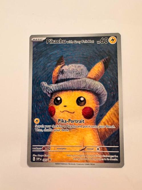 Pikachu Van gogh psa 10 waardig kijk beschrijving nederland, Hobby en Vrije tijd, Verzamelkaartspellen | Pokémon, Zo goed als nieuw