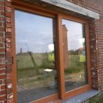 Fenêtre coulissante, couleur bois clair, taille L 2500 x H 2, Bricolage & Construction, Vitres, Châssis & Fenêtres, Enlèvement