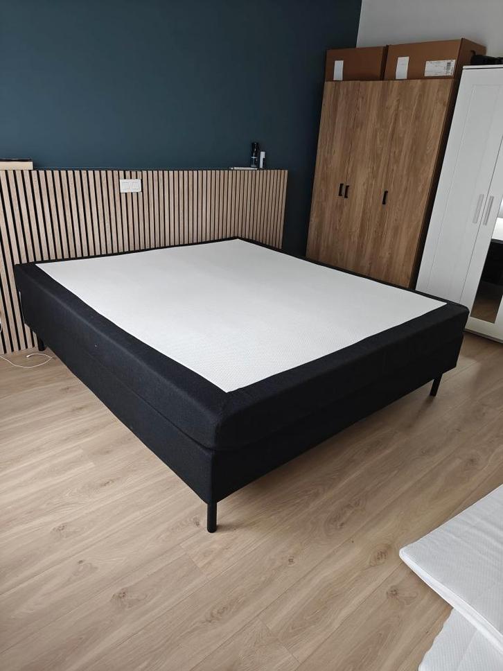 !GERESERVEERD! Boxspring 180x200 Jysk, Huis en Inrichting, Slaapkamer | Boxsprings, Zo goed als nieuw, 180 cm, 200 cm, Tweepersoons
