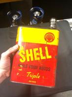 Bidon d’huile olieblik oil olie blik Shell motor oil vintage, Verzamelen, Gebruikt, Ophalen of Verzenden