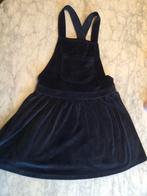 Donkerblauwe jurk van fluweel maat 134 (enkel afhalen Gent), Enlèvement, Comme neuf, Fille, Robe ou Jupe