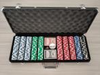 Pokerset 500 chips, Hobby en Vrije tijd, Gezelschapsspellen | Kaartspellen, Een of twee spelers, Ophalen, Zo goed als nieuw