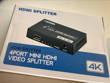 HDMI-splitter 1-in-4 gelijktijdige uitgangen beschikbaar voor biedingen