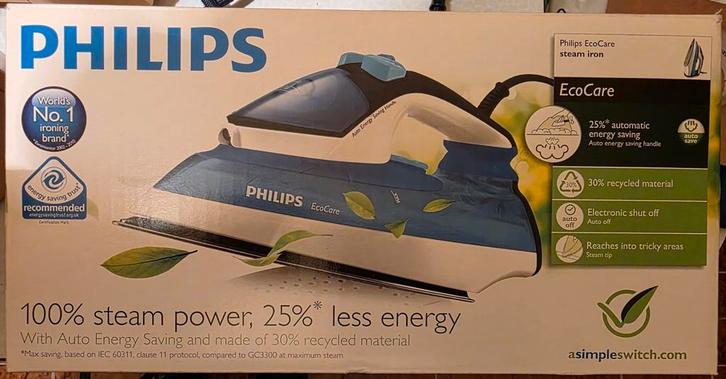 Philips EcoCare GC3760, Electroménager, Fers à repasser & Planches à repasser, Utilisé, Fer à repasser avec cordon, Enlèvement ou Envoi