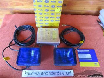 Blauwe Flitslampen Hella 2XD008135831 24Volt, beschikbaar voor biedingen