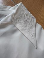 Vintage blouse afgewerkt met borduurwerk  hemd, Comme neuf, Vintage, Taille 42/44 (L), Envoi