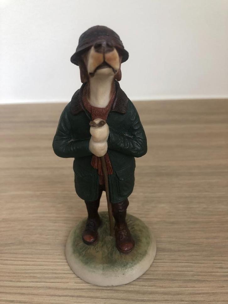 Beeldje biscuit porselein( genummerd), Antiek en Kunst, Curiosa en Brocante, Ophalen