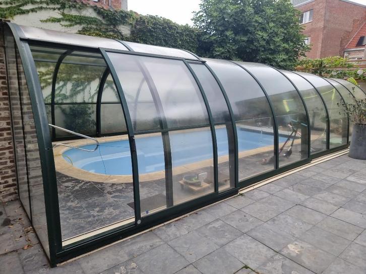 zwembadoverkapping  - serre, Tuin en Terras, Overkappingen, Gebruikt, Veranda, Ophalen
