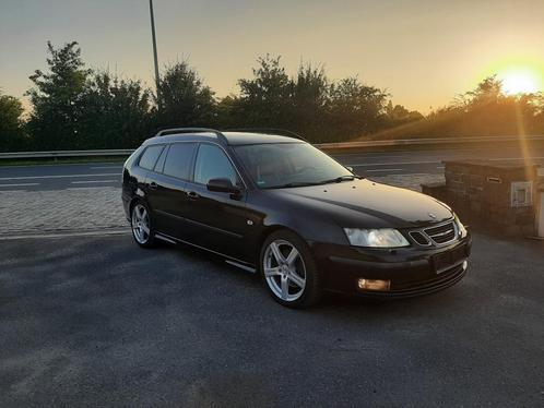 Belle Saab Aero 9-3 2.8 V6, Autos, Saab, Entreprise, Achat, Saab 9-3, Essence, Euro 4, Break, 5 portes, Automatique, Noir, Gris