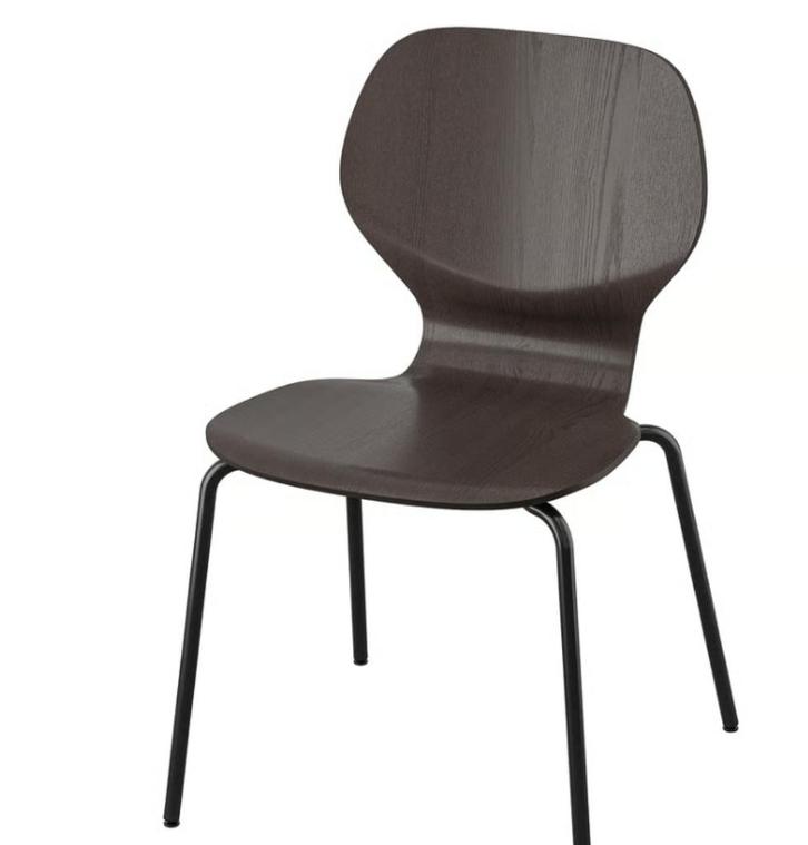 stoel, Huis en Inrichting, Stoelen, Zo goed als nieuw, Eén, Hout, Zwart, Ophalen