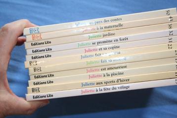 9 livres enfants Juliette 15,17,18,19,21,22,31,38,50 beschikbaar voor biedingen