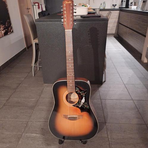 Fender 12-string akoestisch-elektrische gitaar, Muziek en Instrumenten, Snaarinstrumenten | Gitaren | Akoestisch, Gebruikt, Ophalen