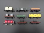 Lot goederenwagons - Lima - HO, Hobby en Vrije tijd, Gebruikt, Gelijkstroom, Wagon, Ophalen of Verzenden