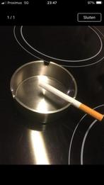 Asbak inox, Ophalen of Verzenden, Nieuw, Asbak