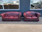 Springvale Chesterfield 3+2 zetels rood GRATIS GELEVERD, Maison & Meubles, Canapés | Repose-pieds & Poufs, Enlèvement ou Envoi