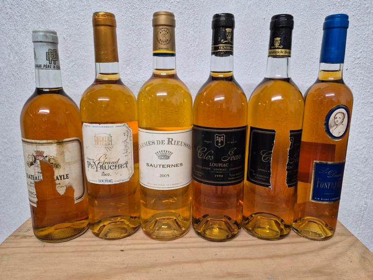 6x Moelleux (10€/fles), Verzamelen, Wijnen, Zo goed als nieuw, Overige typen, Vol, Ophalen