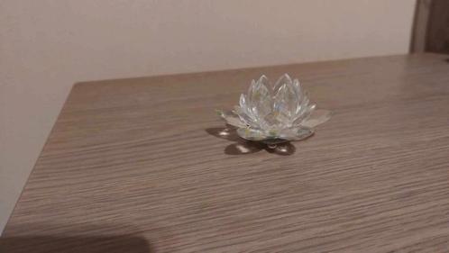 Glazen lotusbloem, Verzamelen, Beelden en Beeldjes, Zo goed als nieuw, Overige typen, Verzenden
