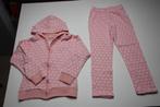 Lily balou tricot roze gilet + joggingbroek 9-10 jaar, Meisje, Lily Balou, Gebruikt, Broek