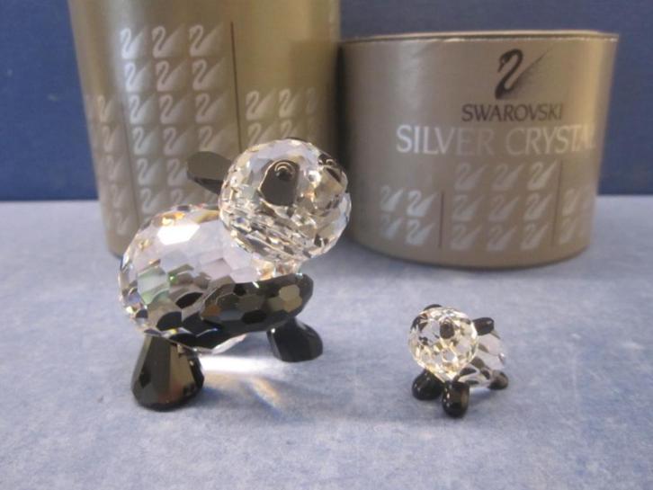 Swarovski Panda Moeder met Panda jong., Verzamelen, Swarovski, Nieuw, Figuurtje, Ophalen of Verzenden