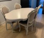 Eetkamertafel en 4 stoelen, Gebruikt