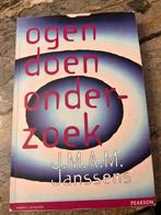 J.M.A.M. Janssens - 'Ogen' doen onderzoek, Boeken, Wetenschap, J.M.A.M. Janssens, Ophalen of Verzenden, Zo goed als nieuw