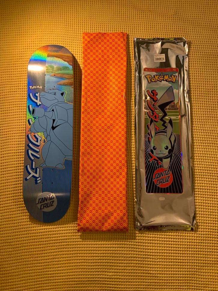 Pokémon blind bag deck santa cruz, Sport en Fitness, Skateboarden, Nieuw, Skateboard, Ophalen of Verzenden
