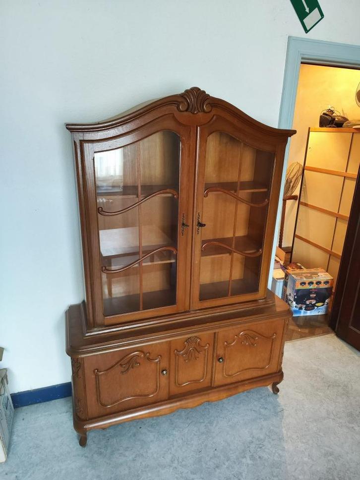 Vitrine 2 portes en bois, Maison & Meubles, Armoires | Vitrines, Utilisé, 150 à 200 cm, 100 à 150 cm, 25 à 50 cm, Avec porte(s)