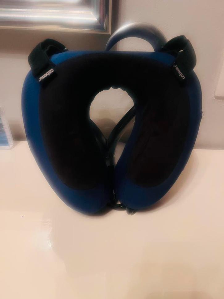 Cabeau Evolution S3 Coussin de voyage Bleuet noir, Huis en Inrichting, Woonaccessoires | Kussens, Zo goed als nieuw, Zwart, Ophalen of Verzenden