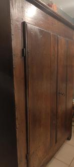 Antieke 19de eeuwse boerenkast. Massief hout., Antiek en Kunst, Ophalen