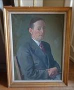 Portrait ancien huile sur toile signé G. Pauwels '47, Antiquités & Art, Art | Peinture | Classique, Enlèvement ou Envoi