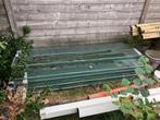 Kanaalglas U-vormig 23x6cm, 11stuks van 1,94m, +-4,9m2, Ophalen, Gebruikt, Overige typen, 160 cm of meer