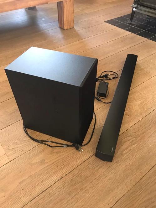Soundbar & Subwoofer Samsung HWB550, Audio, Tv en Foto, Soundbars, Zo goed als nieuw, Bluetooth, Ophalen