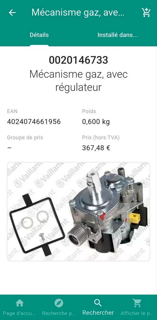 Vaillant Bloc gaz avec régulateur 100% Neuf, Verzamelen, Overige Verzamelen, Nieuw