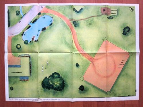 Suppl. Spirou 2134 : poster plan du village Spirou côté sud, Boeken, Stripverhalen, Zo goed als nieuw, Eén stripboek, Ophalen of Verzenden