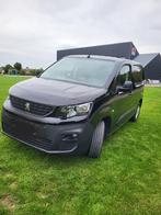 Peugeot Partner zwart 1.5. BlueHDi 03/2021, Auto's, Peugeot, Lichtmetalen velgen, Stof, Zwart, Zwart