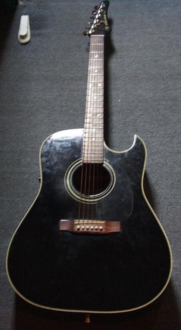 Nagoya Suzuki Electro Acoustic Guitar Sd340ce BK disponible aux enchères