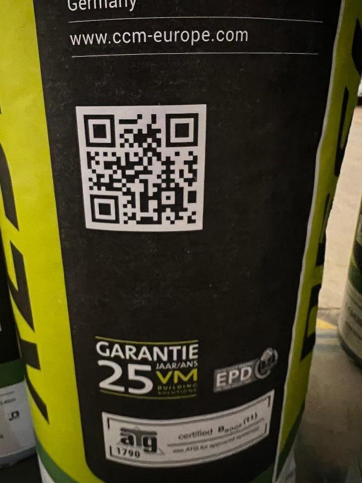 EPDM RESITRIX SKW MET VM BUILDING + ATG, Doe-het-zelf en Bouw, Dakpannen en Dakbedekking, Nieuw, Dakleer, Kunststof, Zwart, 15 m² of meer