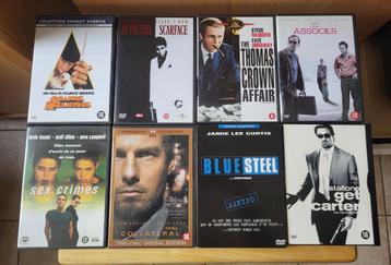 Lot DVD films de gangsters / policiers / braquages / mafia beschikbaar voor biedingen