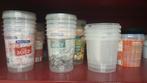 3570 Alken. Plastieken voorraadpotten 1 liter., Ophalen