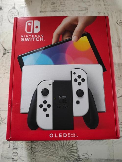 Nintendo Switch OLED Wit Nieuw nog verpakt + garantie, Consoles de jeu & Jeux vidéo, Consoles de jeu | Nintendo Switch, Neuf, Switch OLED