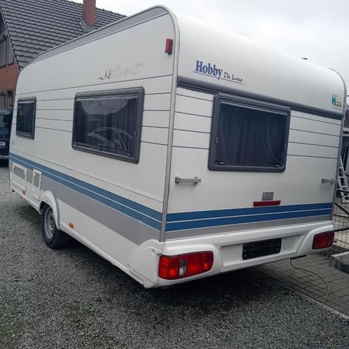HOBBY 440U DE LUXE 1999, Caravans en Kamperen, Caravans, Particulier, tot en met 4, 1000 - 1250 kg, Hobby, Vast bed, Luifel, Uitbouw voortent