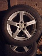 Winterbanden Goodyear 225/65R17 op aluminium velgen, Auto-onderdelen, Banden en Velgen, Ophalen, Gebruikt, Velg(en), 17 inch