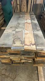 Rustiek eiken planken te koop. 52 mm dikte., Bricolage & Construction, Bois & Planches, Planche, Chêne, Enlèvement ou Envoi, 250 à 300 cm