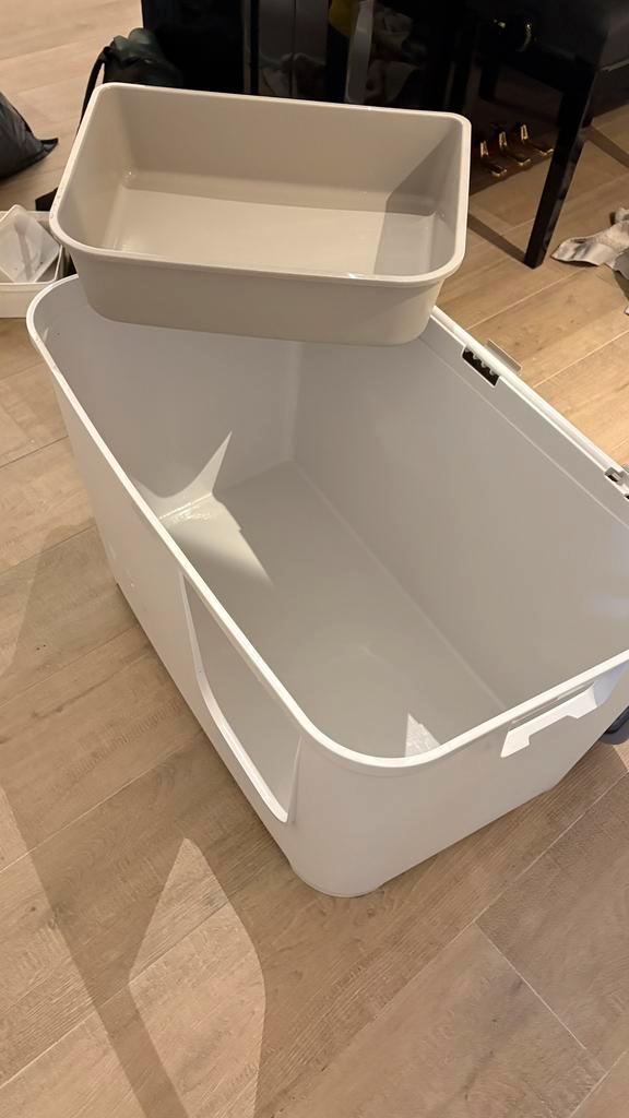 Grote kattenbak met veel privacy, Boeken, Dieren en Huisdieren, Zo goed als nieuw, Katten, Ophalen