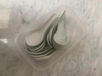 Hapjeslepels, Huis en Inrichting, Keuken | Bestek, Ophalen, Overige materialen, Zo goed als nieuw, Vaatwasserbestendig