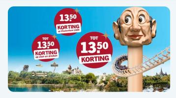 Cartes d'épargne numériques AH Efteling 13,50€ de réduction