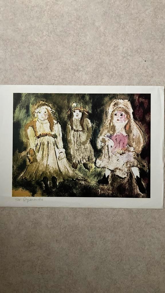 P.Permeke (gesigneerd in potlood), Verzamelen, Efteling, Zo goed als nieuw, Ophalen of Verzenden