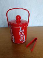 Ijsemmer "Coca-Cola" + ijsblokjestang, Verzamelen, Zo goed als nieuw, Ophalen, Gebruiksvoorwerp