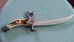 Couteau dragon 17cm, lame 31cm, Bijoux, Sacs & Beauté, Comme neuf, Enlèvement ou Envoi