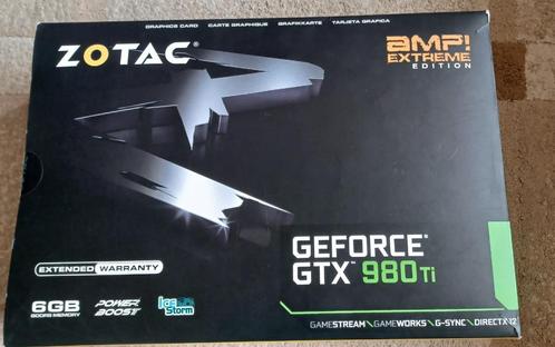 .GTX 980ti, Computers en Software, Videokaarten, Zo goed als nieuw, Nvidia, PCI-Express 3.0, GDDR3, HDMI, DisplayPort, DVI, VGA